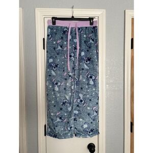 Disney Lilo and Stitch Pajama Pants Sleep Lounge Large Velour